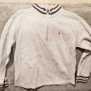 Polo 1/4 Zip boys sweatshirt- Size 7